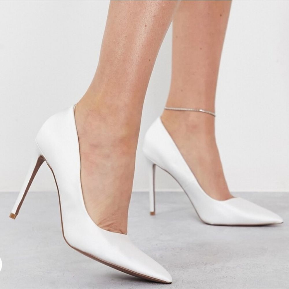 GENSHUO WOMEN"S POINTED TOE HIGH HEEL STILETTOS PUMP SHOES